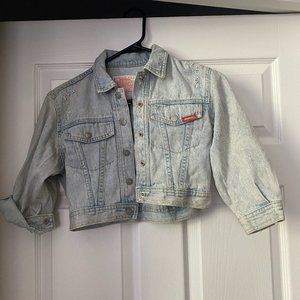 Vintage Jordache Cropped Denim Jean Jacket XS